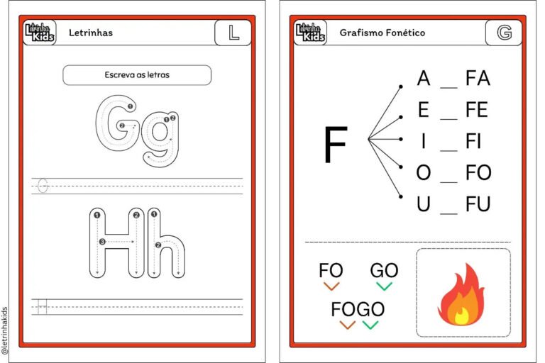 Atividades de grafismo fonético pdf: Grafismo fonético para imprimir