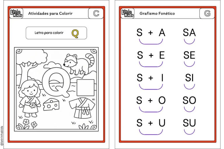 Caderno de atividades grafismo fonetico: Traçados e coordenação motora