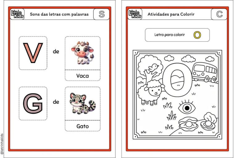 Caderno de grafismo fonético para imprimir: Grafismo fonético e pré-escrita