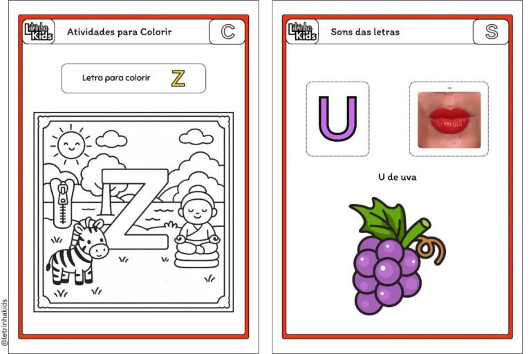 Caderno fonético: Sons e letras