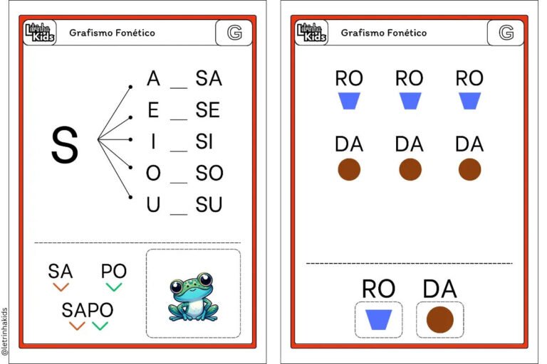 Grafismo fonetico pdf para imprimir: Grafismo e sons das letras