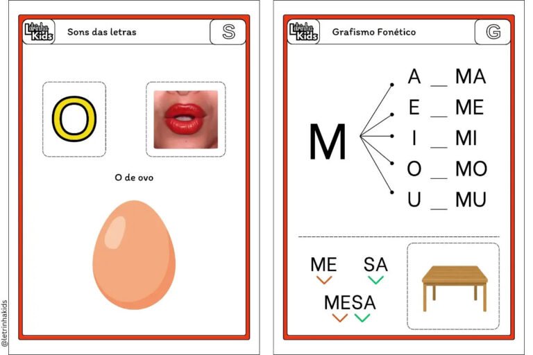 Kit atividades de grafismo fonético: Traçados e sons