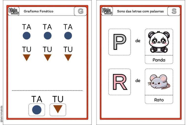 Kit de grafismo fonetico pdf gratis: Grafismo fonético para imprimir